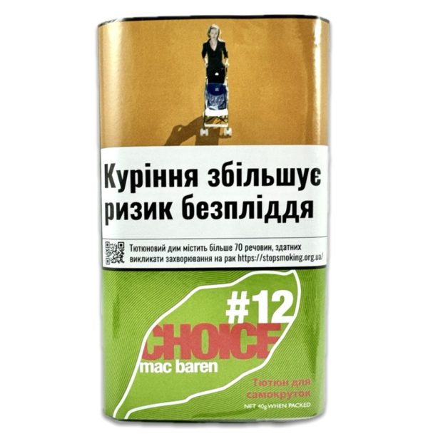 Тютюн для самокруток MAC BAREN # 12 CHOICE 40 г