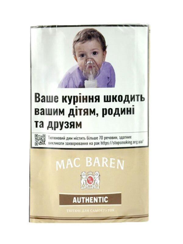 Тютюн для самокруток MAC BAREN AUTHENTIC 30 г